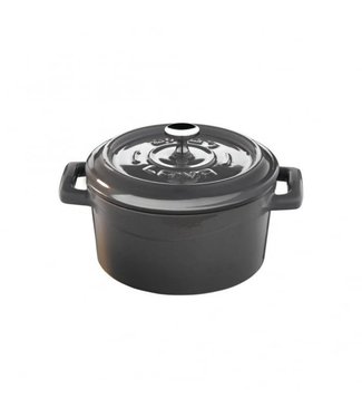 LAVA Casserole mini rond 35 cl  Ø 100 mm grijs/zwart - LAVA