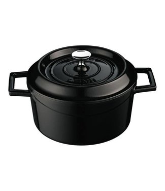 LAVA Braadpan rond 2,82 ltr Ø 200 mm zwart/zwart - LAVA