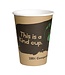 Fiesta Green Koffiebeker disp. composteerbaar 22,5 cl | prijs & verp per 50 stuks
