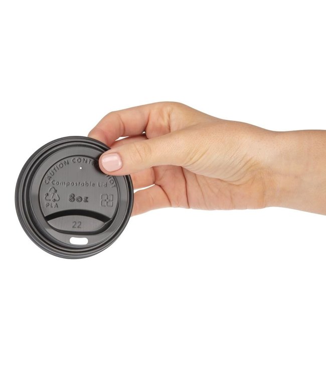 Deksels / Travellids composteerbaar voor 23 cl koffiebekers | prijs & verp per 50 stuks
