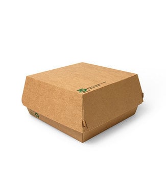 Papstar Hamburgerbox Giant 170 x 170 x 90 mm (100% FAIR) disp karton | prijs & verp per 225 stuks