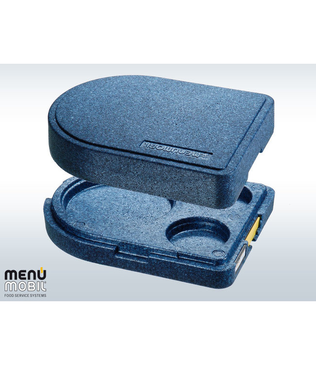 Houder blauw tbv Eco Classic box EPP - Menu Mobil