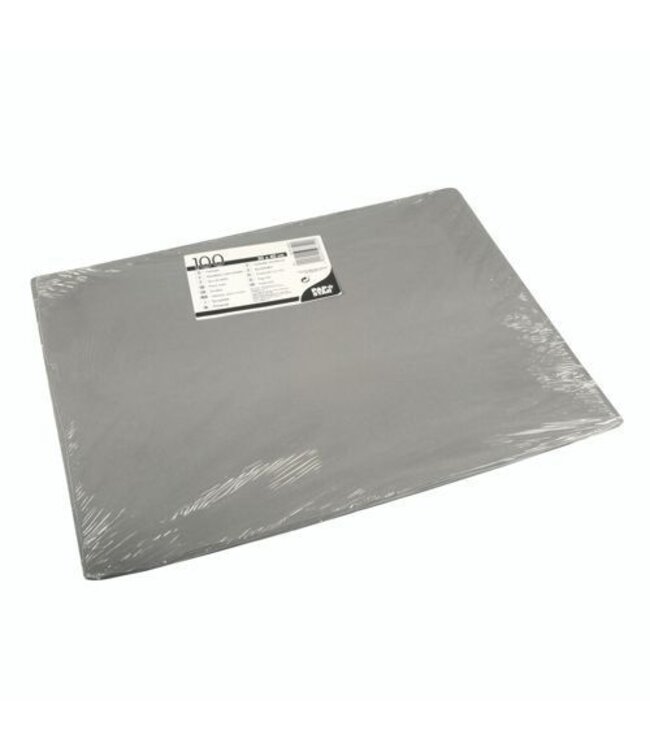 Placemat 400 x 300 mm grijs - Papier | prijs & verp per 1.000 stuks