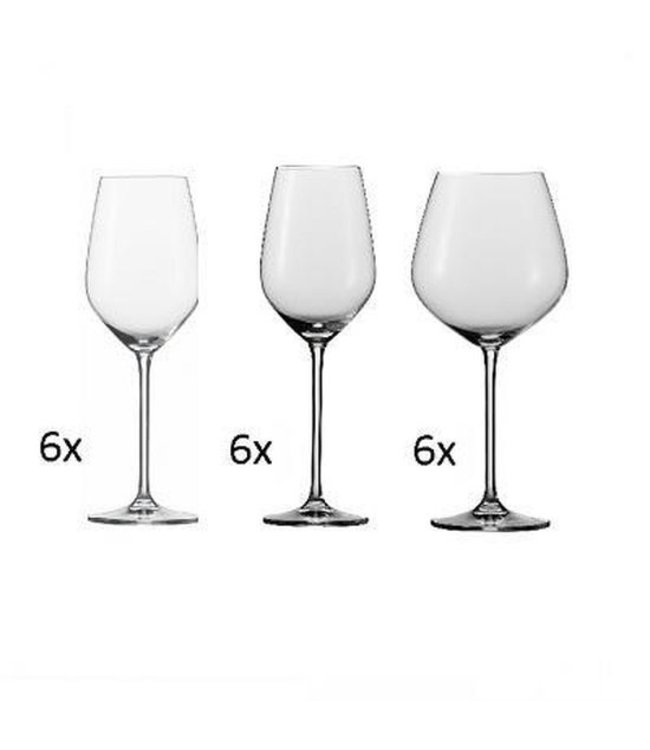 Wijnglazen 18-delige set Fortissimo - Schott Zwiesel