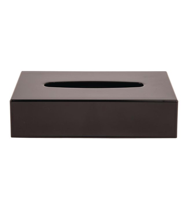 Facial tissue dispenser 252x138x62 mm (bxdxh) rechthoekig zwart