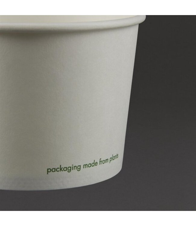 Soep- en ijsbak composteerbaar 23 cl 90 x 60 mm - Vegaware | prijs & verp per 1000 stuks