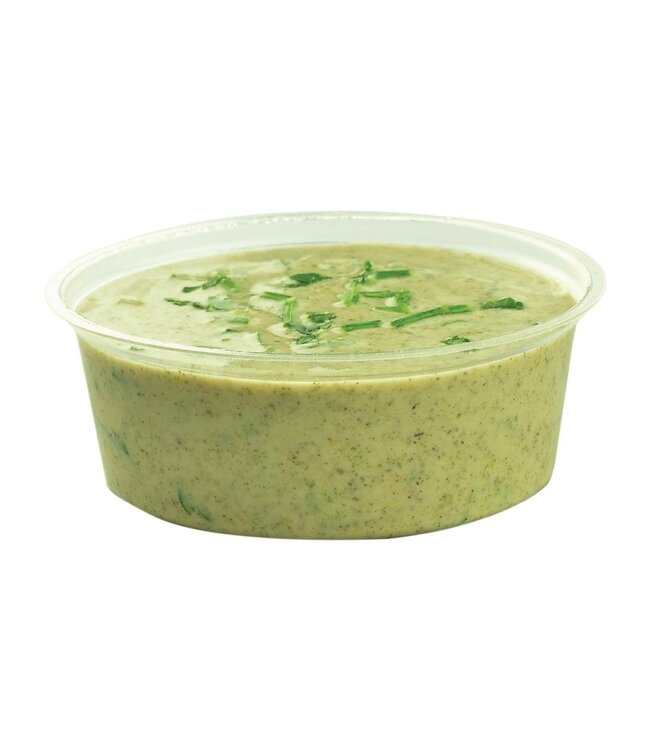 Sausbak disp PLA 5,9 cl 70 x 26 mm transparant - Vegware | prijs & verp per 2.000 stuks