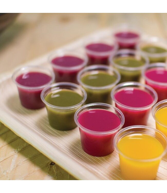 Sausbak disp PLA 2,8 cl transparant - Vegware | prijs & verp per 5.000 stuks