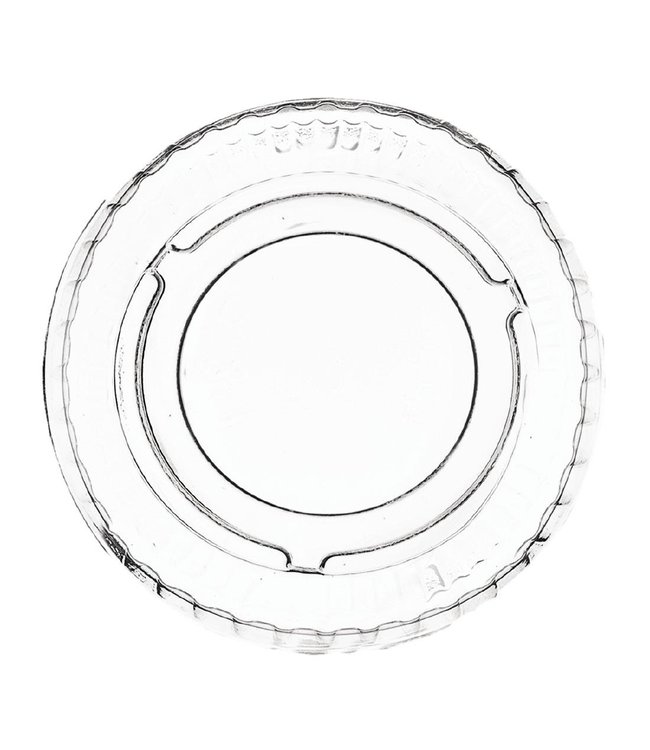 Deksel disp PLA voor sausbakje 2,8 cl 48 x 6 mm - Vegware | prijs & verp per 5.000 stuks