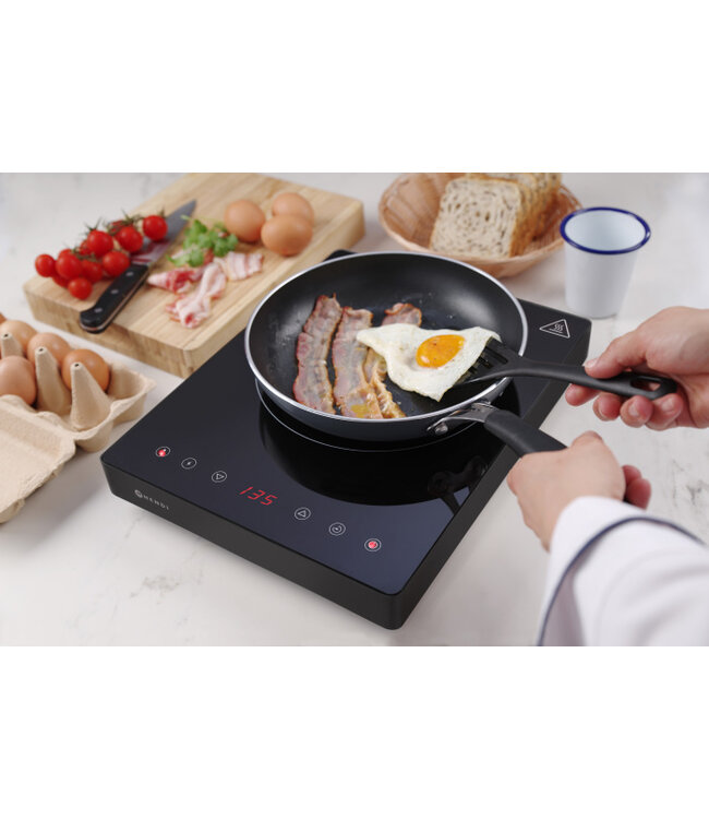 Inductiekookplaat Black Line 293 x 373 x 56 mm 230V / 2000W