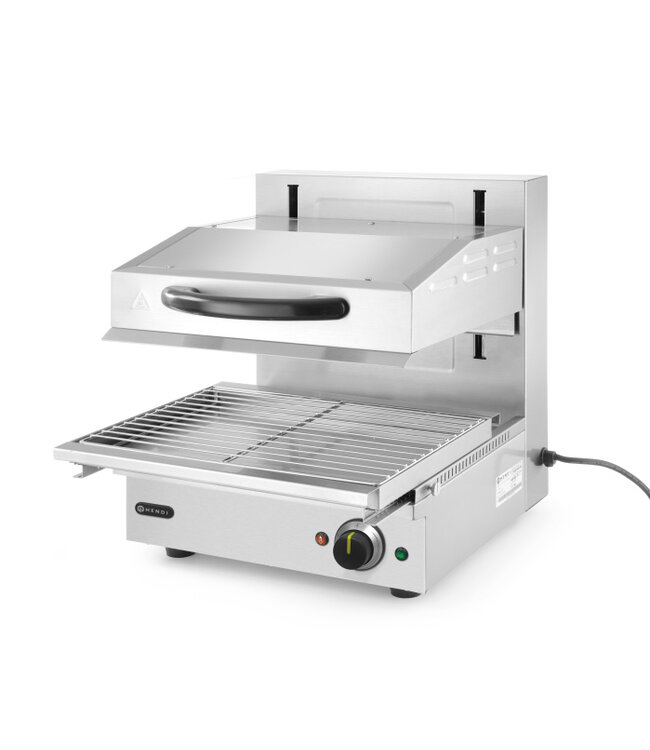 Salamander type 450 verwarmd tot 300 gr 480 x 520 x 530 mm 230V / 2800W - Roestvrijstaal