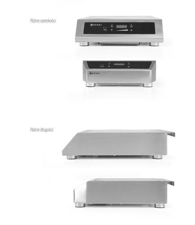 Inductiekookplaat 3500 D XL digitaal 390 x 500 x 120 mm 230V / 3500W