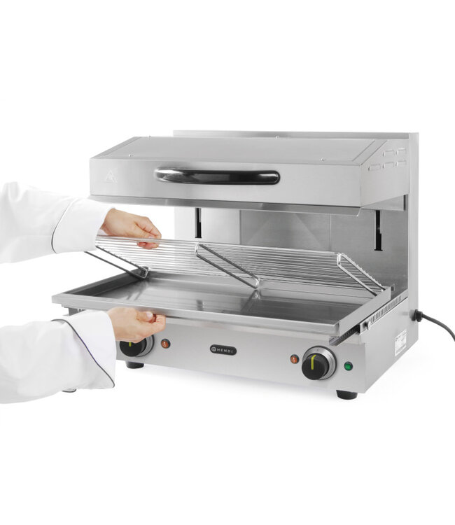 Salamander type 600 verwarmd tot 300 gr 600 x 520 x 530 mm 230V / 3600W - Roestvrijstaal