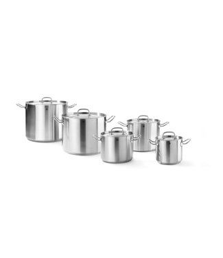 Hendi - Kitchen Line Kookpan met deksel hoog model Kitchen Line  (div afm: 160 - 320 mm)