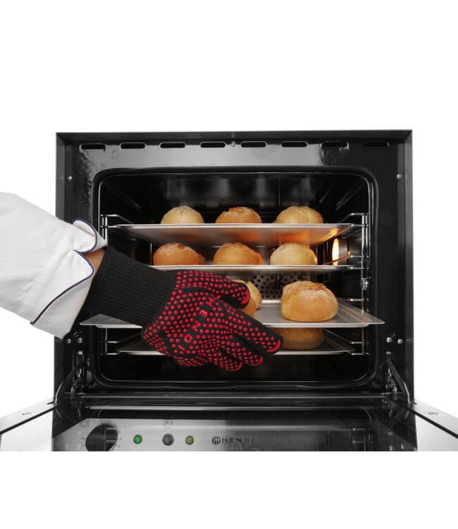 Ovenhandschoen hittebestendig tot 250°C 300 mm | prijs & verp per 2 stuks