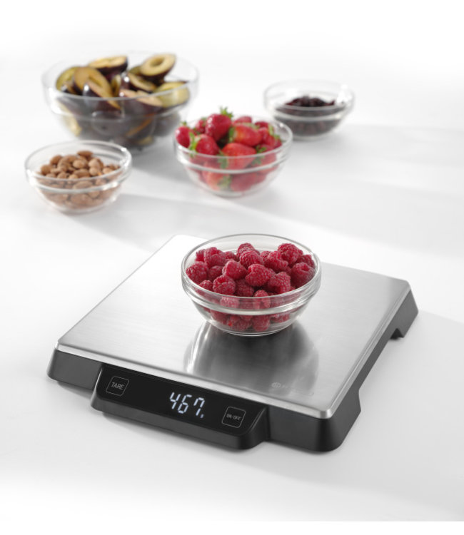 Keukenweegschaal max 15 kg / 1 g 266 x 269 x 34 mm