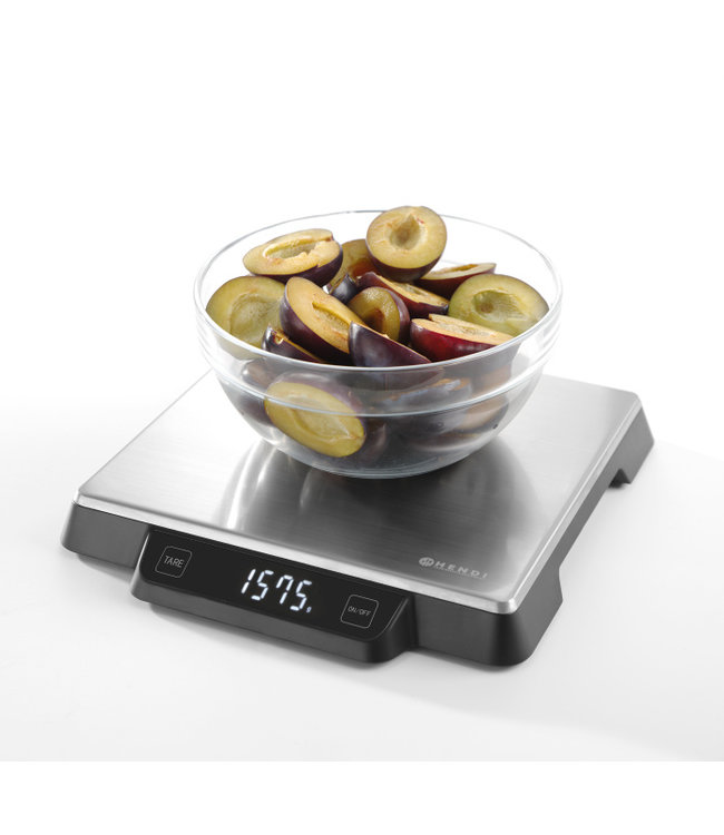 Keukenweegschaal max 15 kg / 1 g 266 x 269 x 34 mm