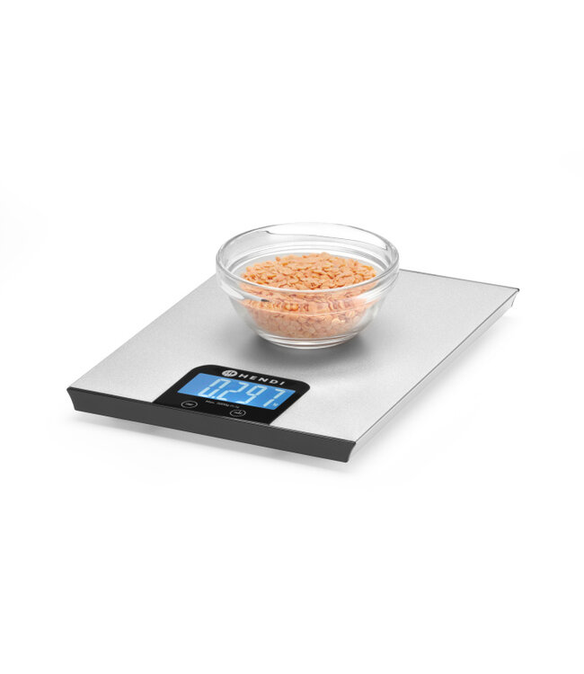 Keukenweegschaal max 5 kg / 1 g 200 x 151 x 11 mm