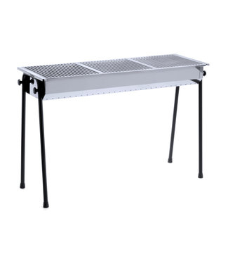 Sans Marque Houtskoolbarbecue 1130 x 380 x 760 mm roestvrijstaal - Resto