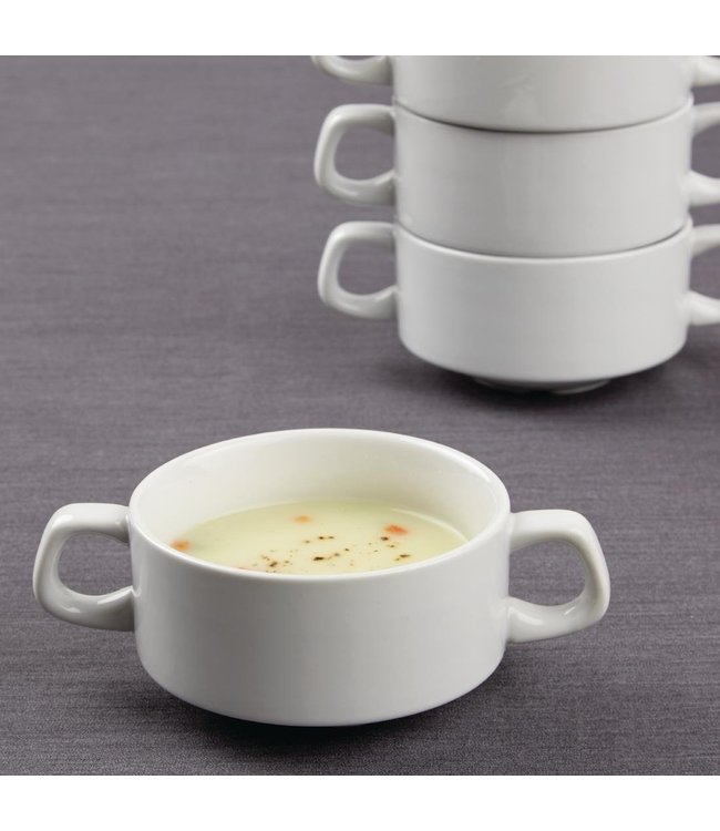Soepkop stapelbaar 29 cl - Athena Hotelware | prijs & verp per 12 stuks