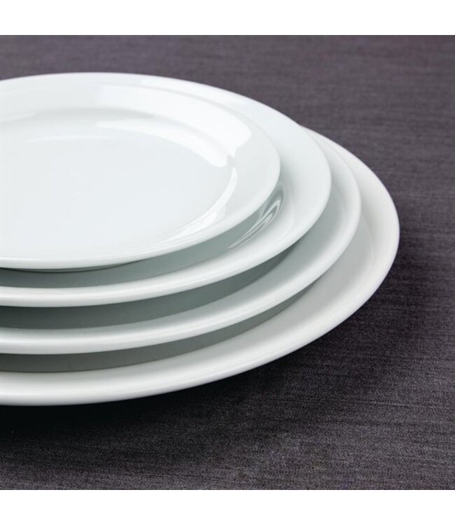 Bord met smalle rand 284 mm - Athena Hotelware | prijs & verp per 6 stuks