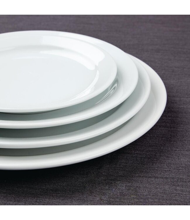 Bord met smalle rand 226 mm -  Athena Hotelware | prijs & verp per 12 stuks