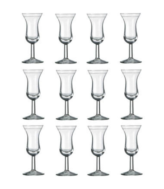 Borrelglas 5 cl met filet O.H. Roemer Intermezzo  - Royal Leerdam | prijs & verp per 12 stuks