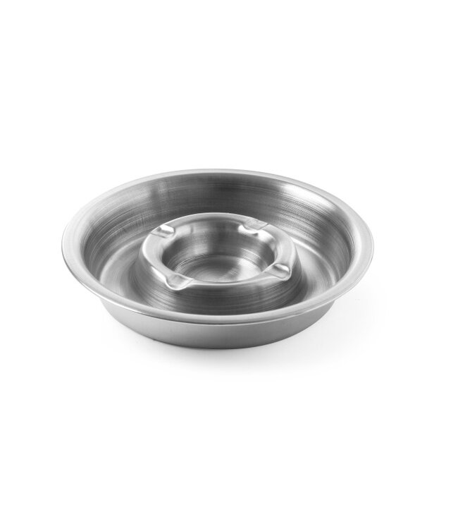 Asbak met vuurrand 160 x 30 mm - Roestvrijstaal