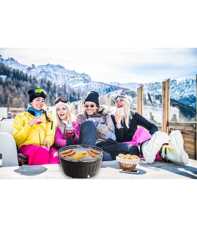 Tafelbarbecue XL Hybrid 435 x 257 mm diepblauw - LotusGrill