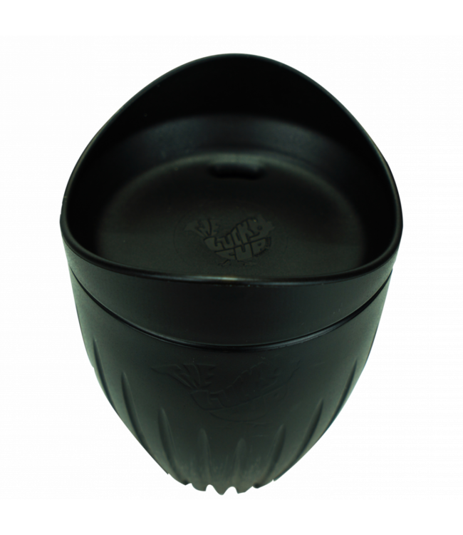 Cappuchinokop 34 cl met deksel circulair - gemaakt van  koffiedrab | prijs & verp per 24 stuks