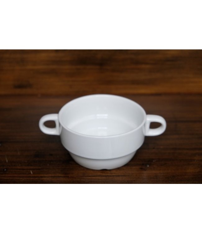 Soepkop met 2 oren stapelbaar 28 cl | prijs & verp per 6 stuks