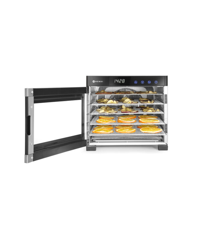 Voedseldroger 6 laags 340 x 450 x 311 mm roestvrijstaal - Profi Line