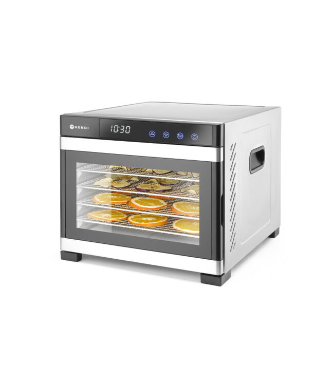 Voedseldroger 6 laags 340 x 450 x 311 mm roestvrijstaal - Profi Line