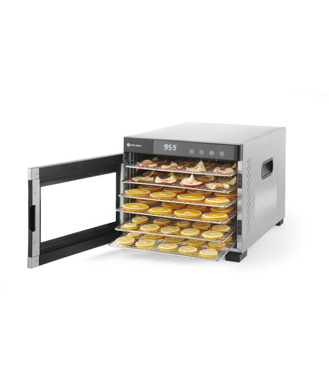 Voedseldroger 6 laags 340 x 450 x 311 mm roestvrijstaal - Profi Line
