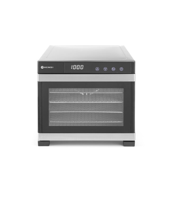 Voedseldroger 6 laags 340 x 450 x 311 mm roestvrijstaal - Profi Line