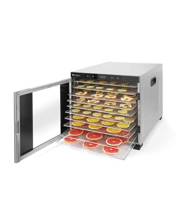 Voedseldroger 10 laags 417 x 535 x 410 mm roestvrijstaal - Profi Line