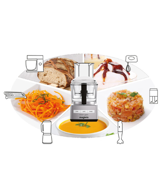 Foodprocessor Compact Systeme CS 3200 XL wit - Magimix