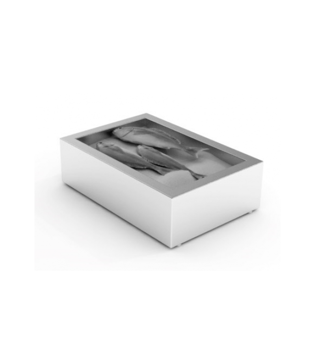 Crushed ice presentatie bak 1/1 GN 402  x 590 x 170 mm - Roestvrijstaal