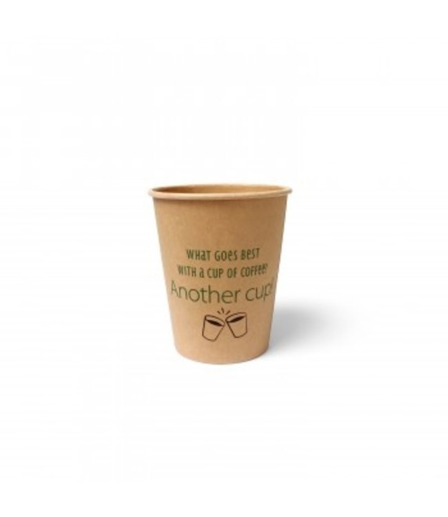 Koffiebeker disp 23,7 cl bruin (100% FAIR) - Karton | prijs & verp per 1.000 stuks