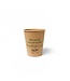 Koffiebeker disp 23,7 cl bruin (100% FAIR) - Karton | prijs & verp per 1.000 stuks
