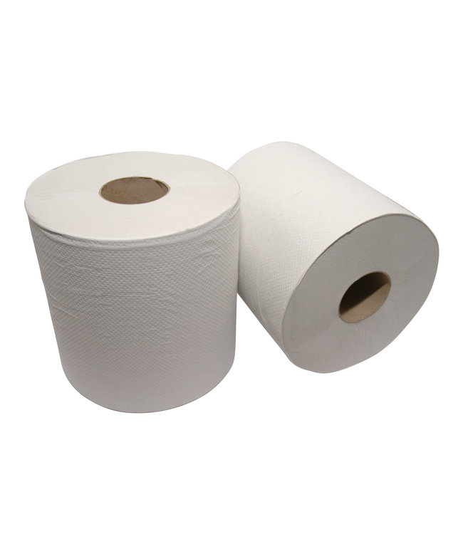 Sans Marque Poetsrol MIDI recycled naturel 300Mx20 cm | prijs & verp per 6 stuk