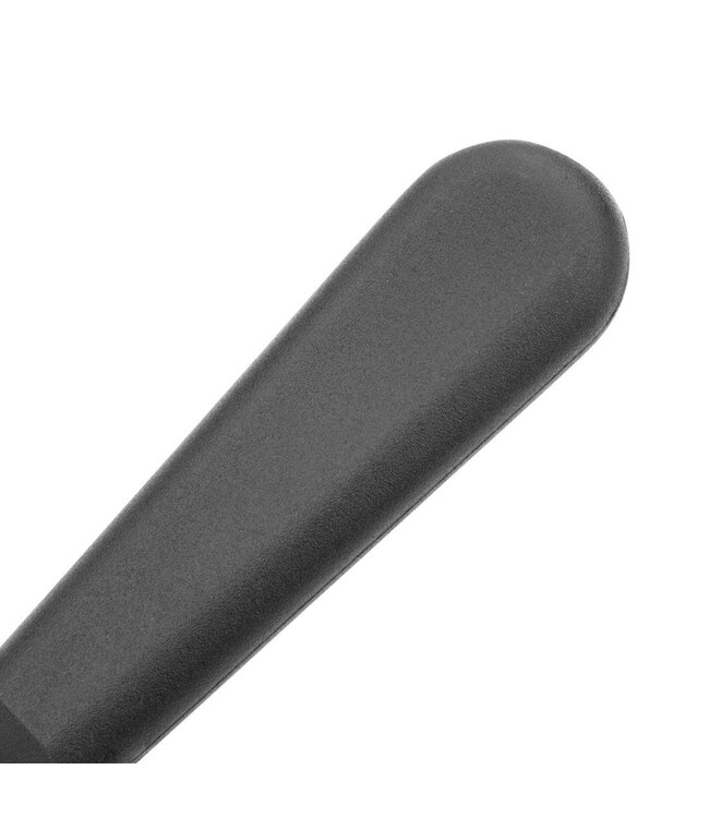 Paletmes gebogen 10 cm zwart - Hygiplas