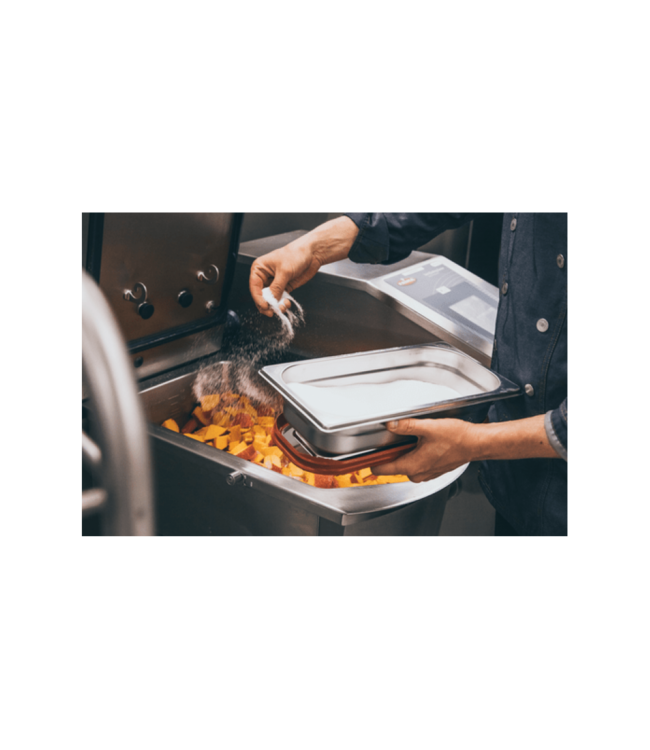 Gastronormbak rvs 2/1-65 mm diep zonder greep - Rieber