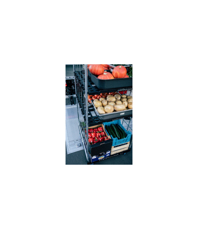 Gastronormbak rvs 2/1-40 mm diep zonder greep - Rieber