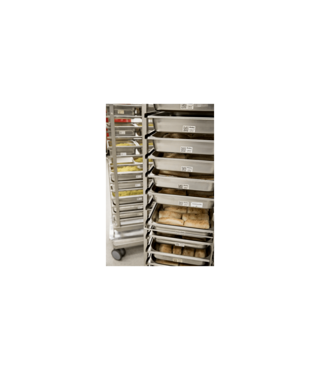 Gastronormbak rvs 2/1-40 mm diep zonder greep - Rieber