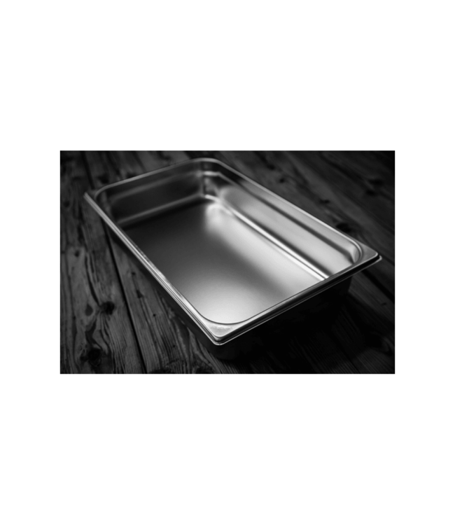 Gastronormbak rvs 1/1-100 mm diep zonder greep - Rieber