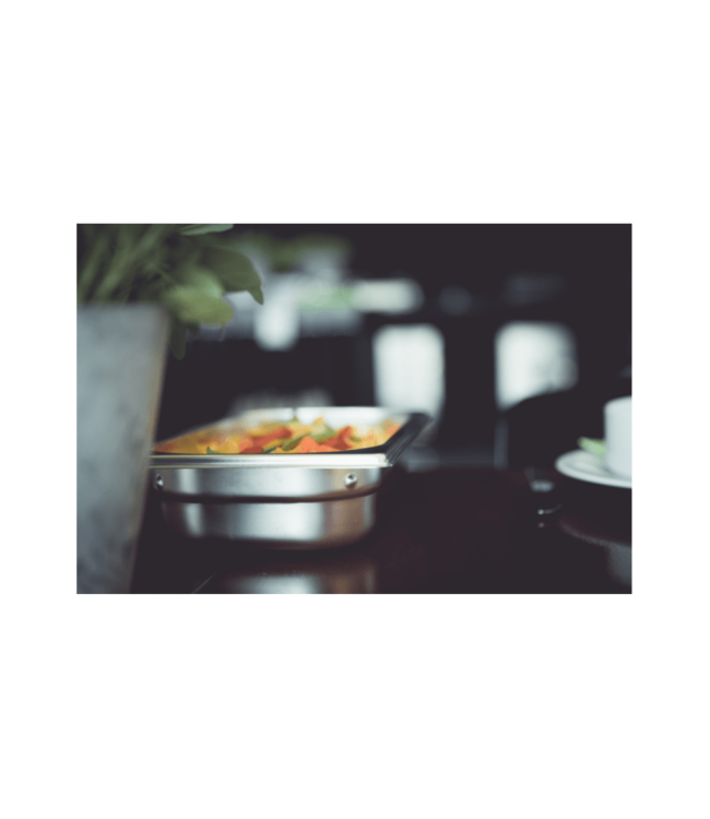 Gastronormbak rvs 2/3-55 mm diep zonder greep - Rieber