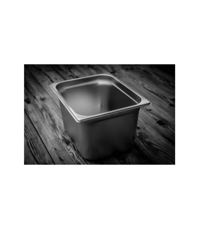 Gastronormbak rvs 1/2-200 mm diep zonder greep - Rieber