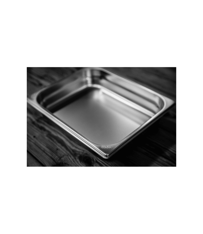 Gastronormbak rvs 1/2-55 mm diep zonder greep - Rieber