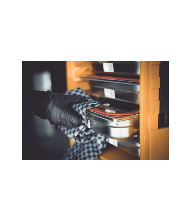 Gastronormbak rvs 1/2-55 mm diep zonder greep - Rieber